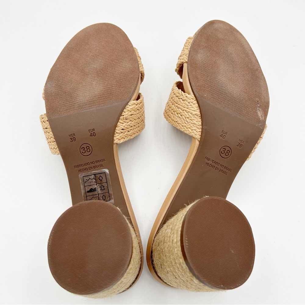 Chocolat Blu Tan Woven Sandals - Picture 5 of 5